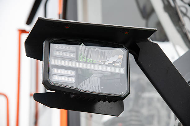 istock Headlight featuring led technology and a modern design on an industrial vehicle 2237815696
