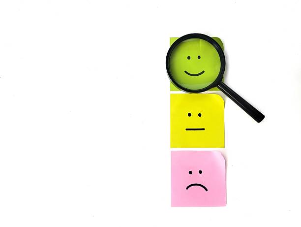 istock Not satisfied, neutral, and happy emoji on sticky notes, customer satisfaction concept 2237816306