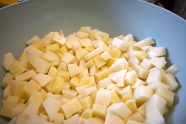 istock Cubed Raw Potatoes in Bowl 2237824814
