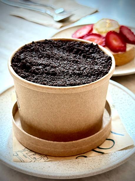 Tiramisu Cacao Almond Sponge cake, Coffee Syrup, Mascarpone Mousse with Cookie Crumbles