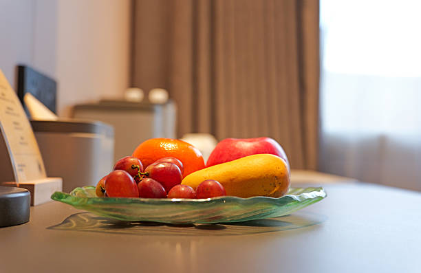 A plate of fresh fruits