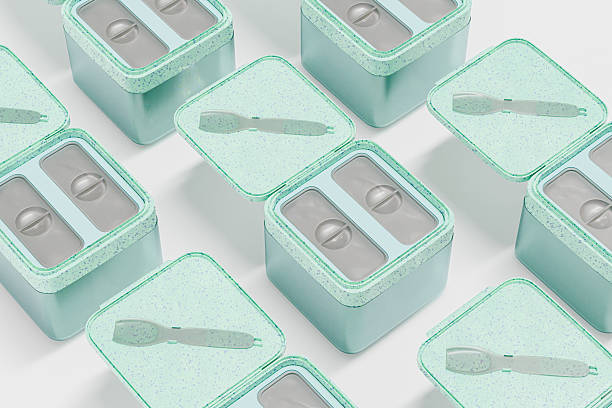 istock square double chamber skincare box with beuaty spatula mockup, Flip Top Cap rectangular Shape facial mask packaging, recycled Plastic box of cream container, eco-friendly skincare product packaging 2237840977