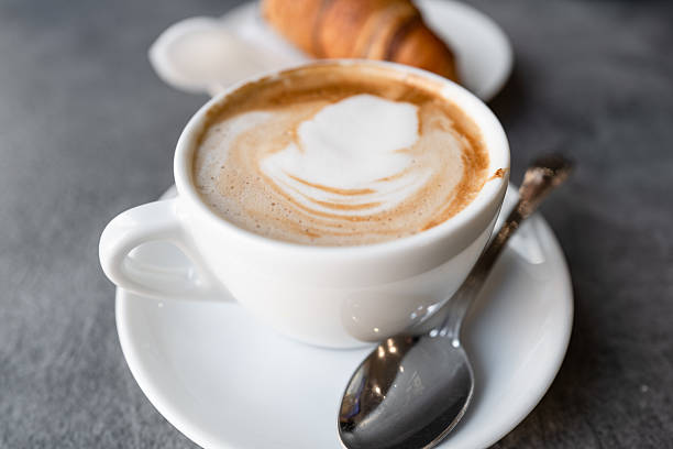 istock Italian Breakfast with Cappuccino and Croissant 2237846017