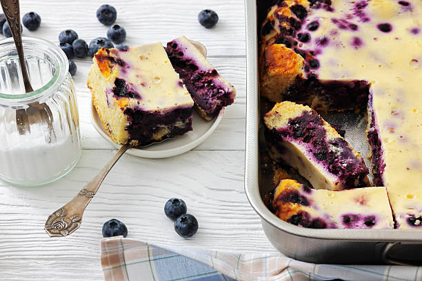istock Finnish Blueberry pie in a baking dish 2237856225
