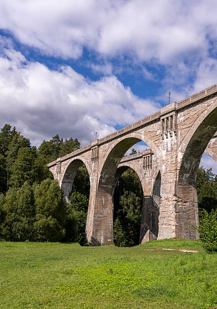 istock Old concrete railway bridge seen from below 2237859480