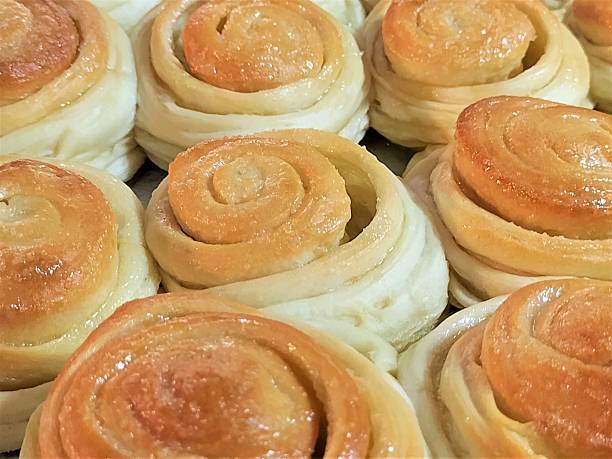 Glazed Cinnamon Rolls Fresh from the Oven