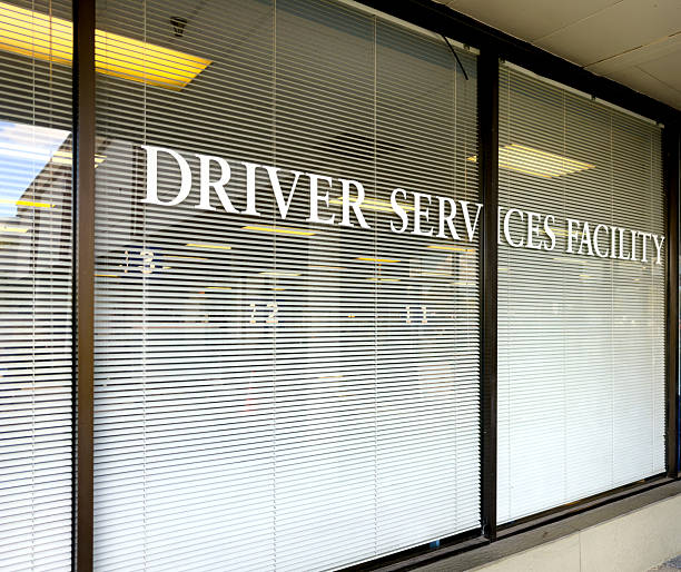 istock Sign on Window of DMV 2237867236