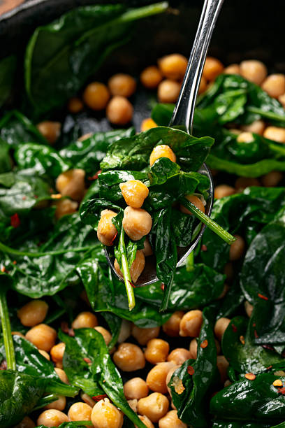 istock Spinach and Chickpea Stir Fry with Fresh Herbs 2237868325