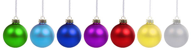 istock Christmas balls decoration isolated on a white background 2237871312