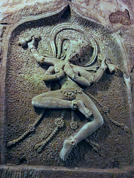 Buddhist stone carvings in the Arhat cave at the Oriental Buddha Capital (Dongfang Fodu) in Leshan, China, known for its intricate rock carvings of numerous Buddha statues, bodhisattvas, and arhats. It is considered the fifth-largest Grotto group in China and a significant attraction alongside the famous Leshan Giant Buddha.