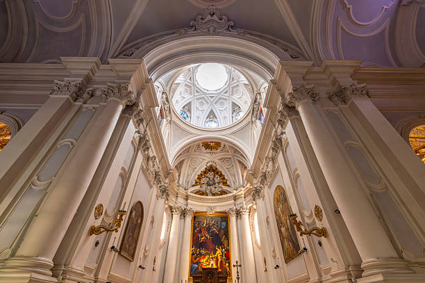 istock Abbey Monte Oliveto Maggiore church architecture interior 2237874313
