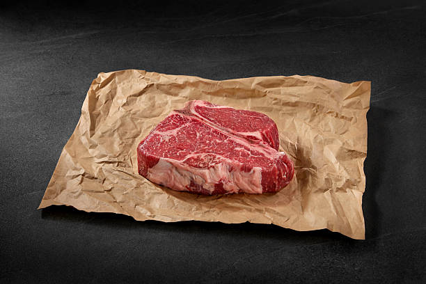 2 inch Thick Raw T-bone Steak