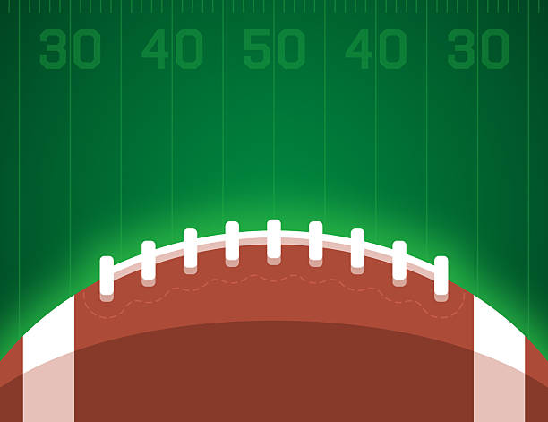Football game field background.