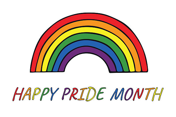 istock Colorful rainbow shape Gay pride flag Happy pride day LGBTQ community Pride Month Vector hand drawn doodle for posters, stickers, logo, cards 2237882884