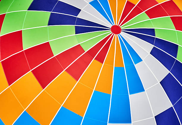 Close-up of a hot-air balloon