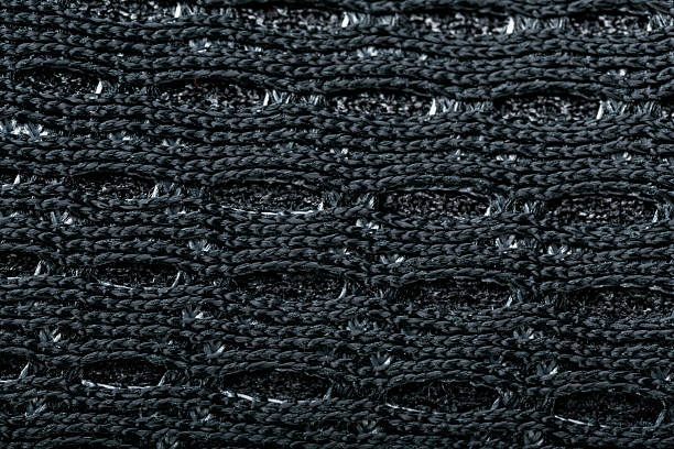 istock Mesh of black sports sneakers for training Macro 2237890152