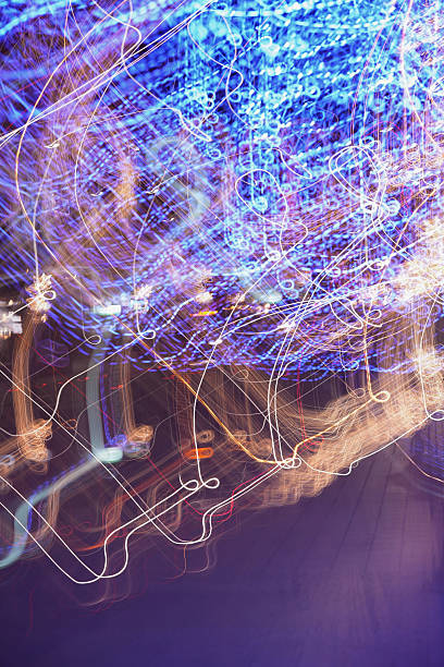 istock Background photo of multicolored blurred lights and lines 2237891936