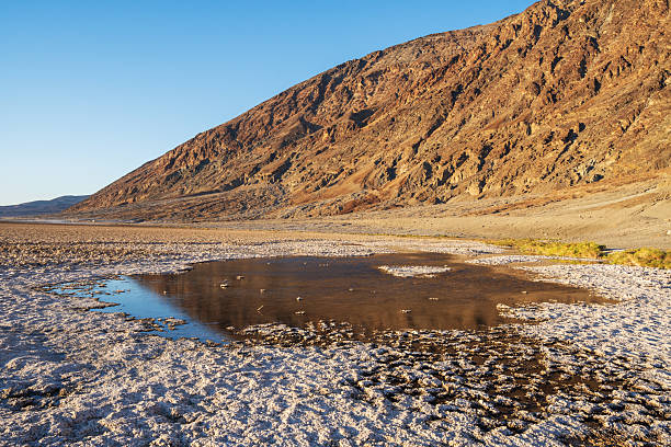 Badwater Basin in Death Valley is the lowest point on earth and temperatures above 50 degrees Celsius is not uncommon.