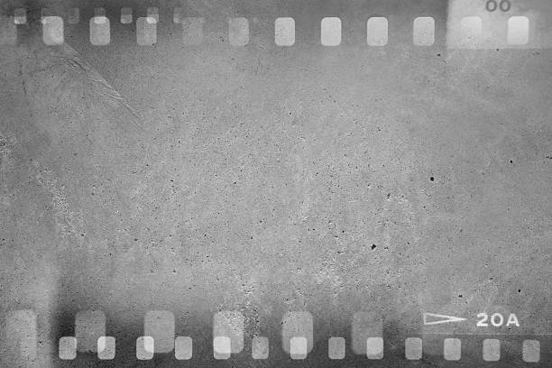 istock Film negatives grey background 2237912150