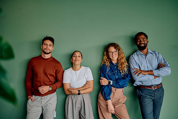 istock Diverse business people collaborating in office standing 2237933414