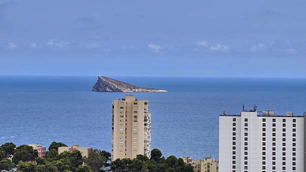 istock Breathtaking and Stunning Coastal View Featuring Rock Formations Alongside Buildings 2237949945