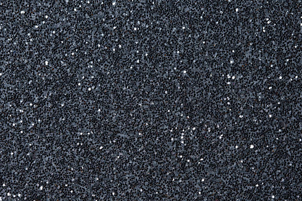 istock Close-Up of Shiny Black Glitter Texture Background 2237951147