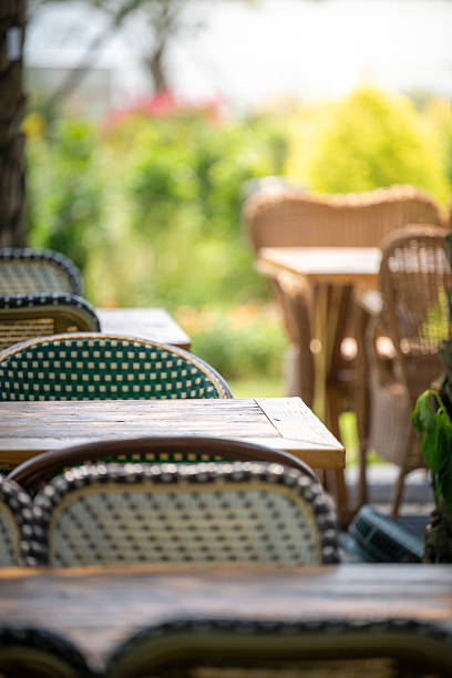 istock Outdoor Garden with Relaxing Seating Arrangements 2237952520