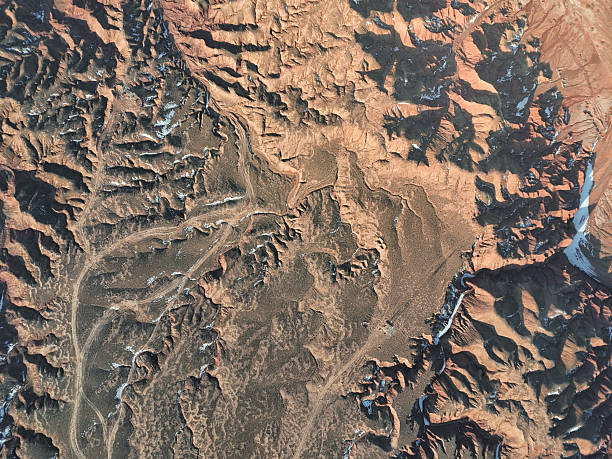 istock Magnificent Desert Canyon Landscape with Intricate Erosion Patterns and Varied Terrain Features 2237954917