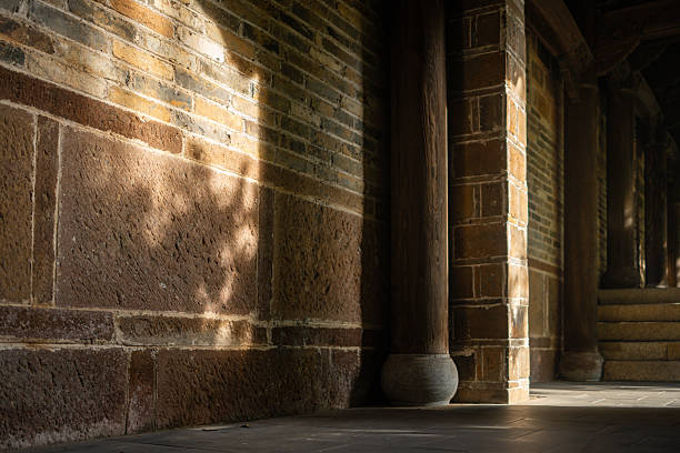 istock A Serene Corridor of Ancient Architecture Bathed in Dappled Sunlight and Shadows 2237957246