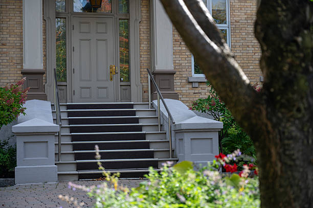 istock Front door of town house 2237961523