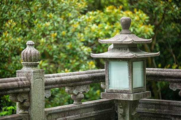 istock Traditional Stone Lantern in a Serene Garden Setting 2237966873