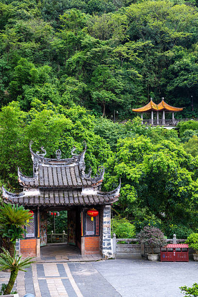 istock Ancient Temple Nestled in Lush Mountains 2237968569