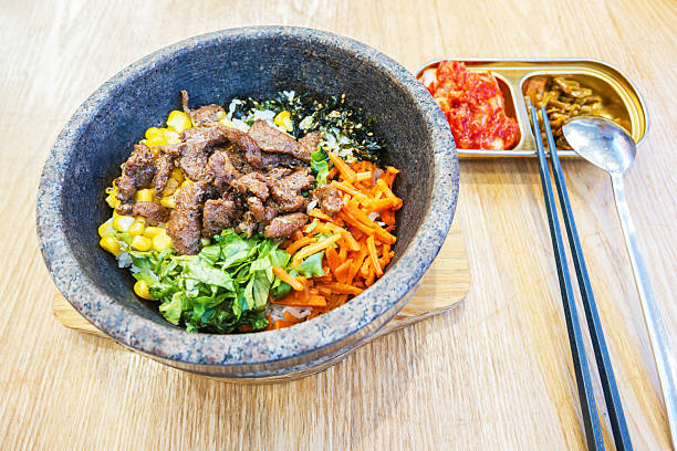 Korean stone pot bibimbap