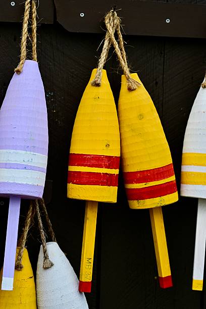 istock Yellow Lobster Buoys 2237971557