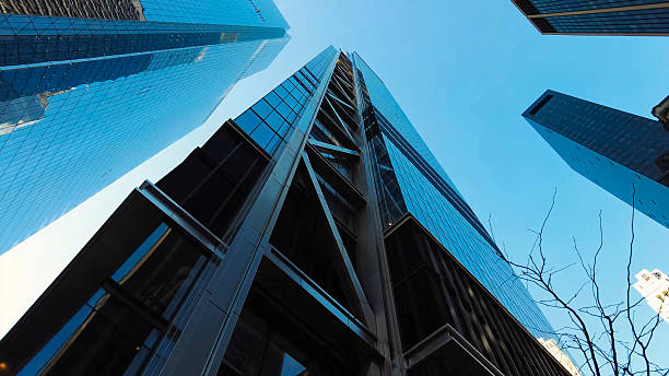 istock Large buildings in New York's financial district in summer 2237977513