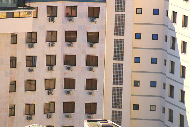 istock Facade of a building with windows 2237993241