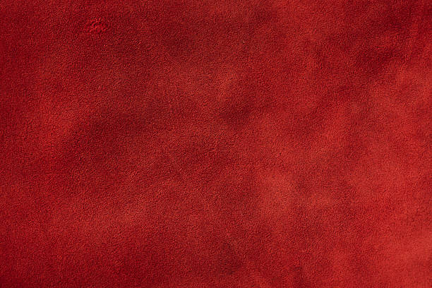 istock Red suede as a background macro photo. 2238000610