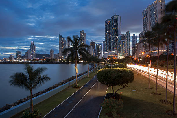 istock Panama city at night 2238001139