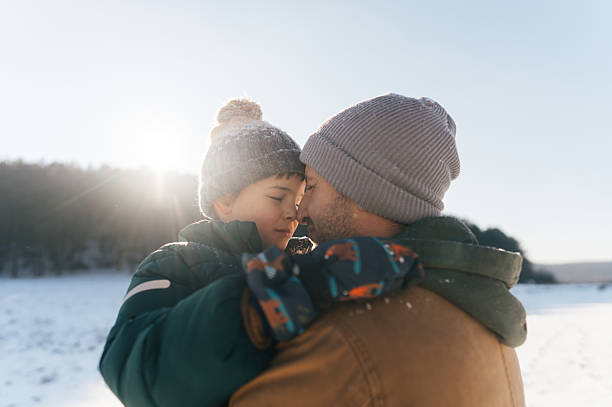 istock Precious moments on a snowy day 2238006555