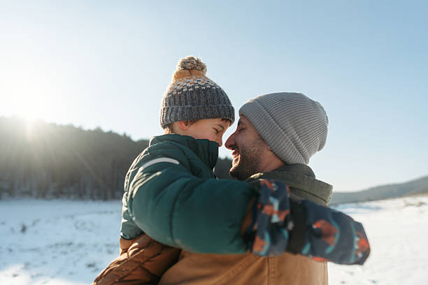 istock Precious moments on a snowy day 2238006599