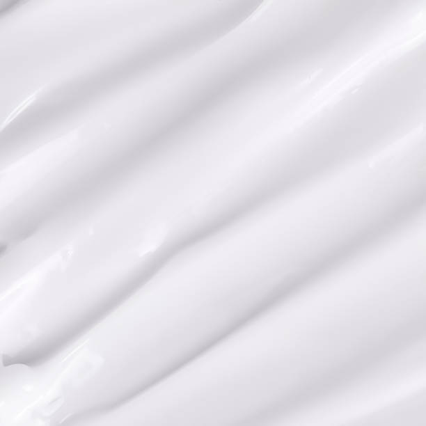 istock Cosmetic concept: white cream texture close-up, skincare backdrop for beauty design. 2238007732