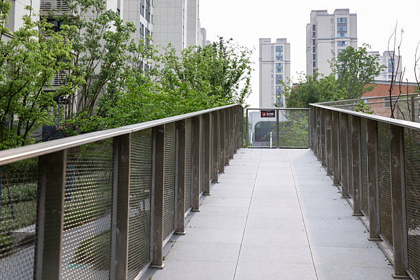 Outdoor stairs and bridges