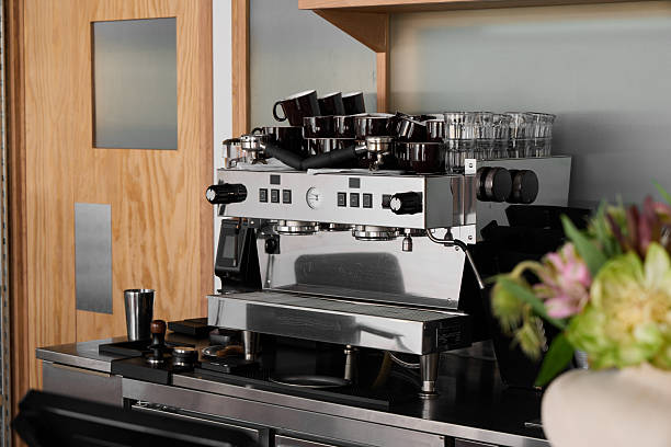 istock An Elegant and Sleek Coffee Machine Featured in a Modern Kitchen Setup with Style 2238010354