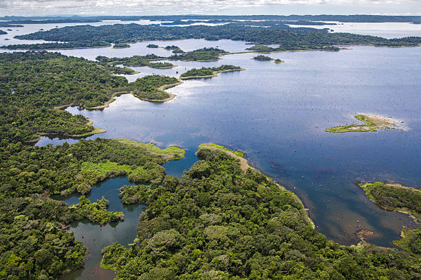 istock Gatun lake aerial view 2238017015