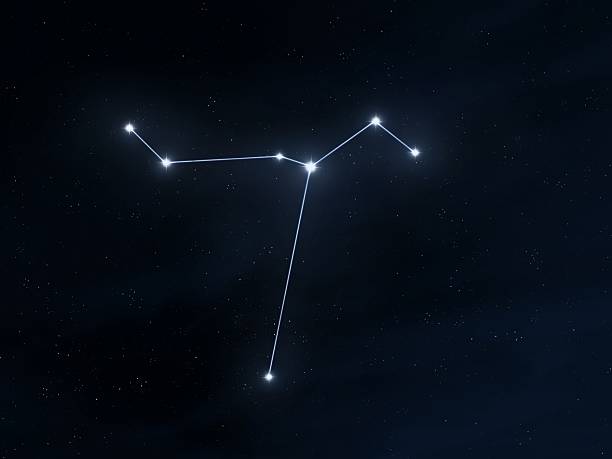 istock Columba Constellation in the night sky. 2238027338