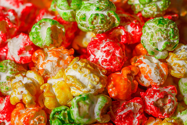 istock popcorn multicolored sweet glazed, close-up, selective focus 2238029785