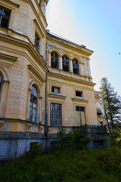 istock An Abandoned Historical Building Surrounded by Overgrown Vegetation and Natures Touch 2238030229