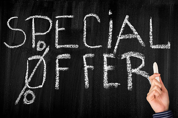 istock Special offer banner on chalkboard 2238033772