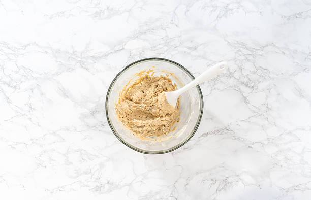 istock Lemon poppy seed muffins garnished with almond slivers 2238035125