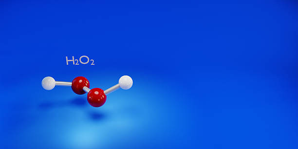 Molecule. Chemicals, micro and macronutrients. Periodic table of Mendeleev. 3d render.
